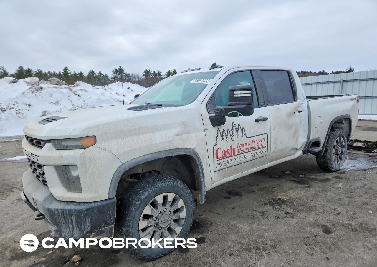 2020 Chevrolet Silverado K2500 Custom, пошкодження: Задня частина, Copart лот 76587405