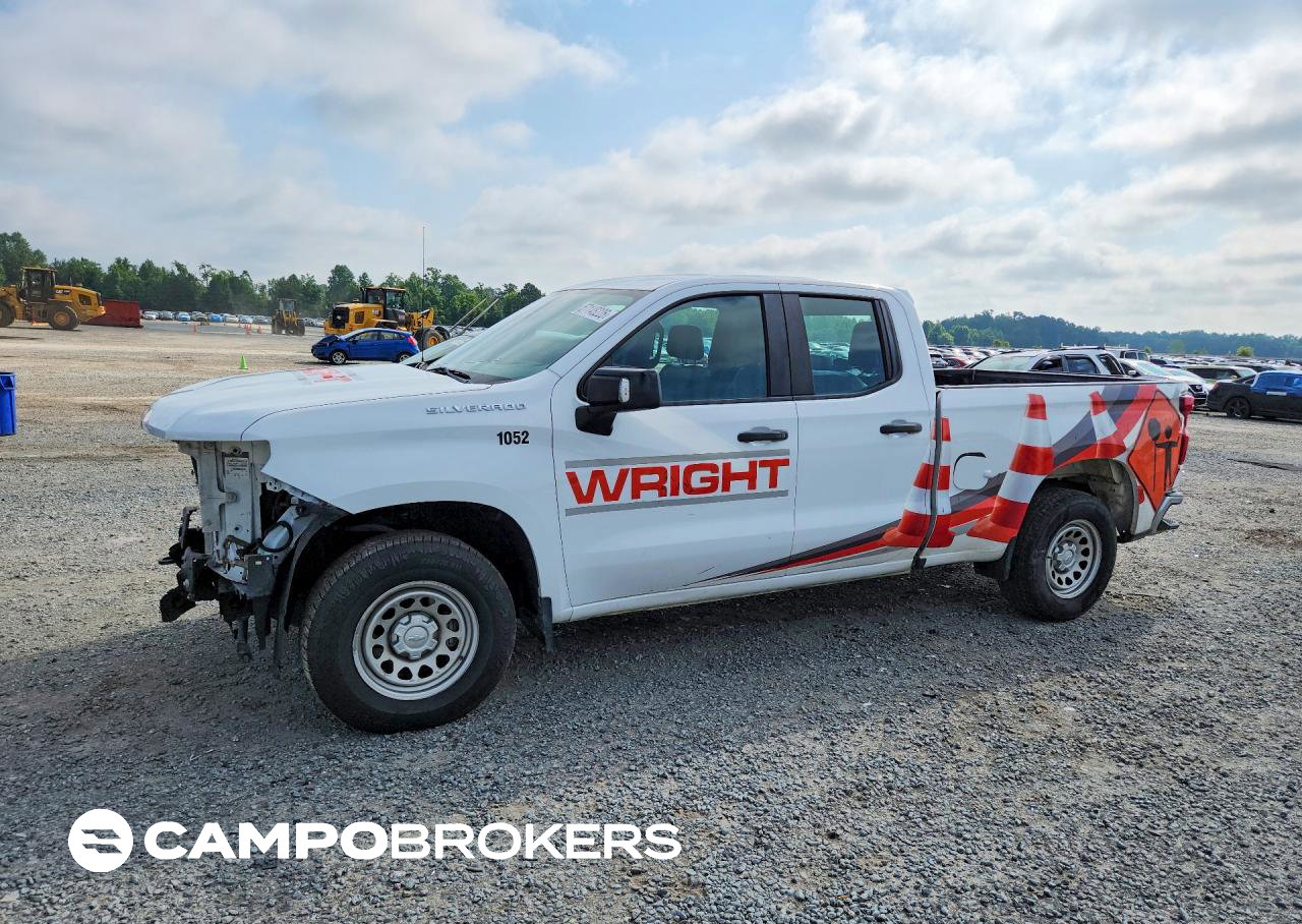 2019 Chevrolet Silverado C1500, daño Frontal, Copart lote 57148226