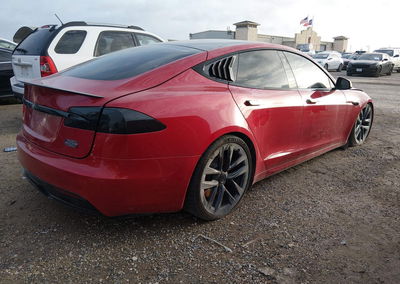 2022 Tesla Model S Plaid Tri Motor All-wheel Drive, uszkodzenie: Engine Damage, Iaai lot 45633038, zdjęcie 4 z 20