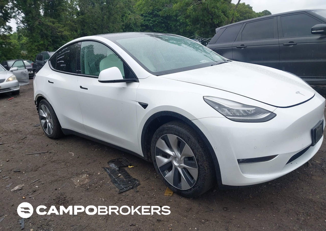2021 Tesla Model Y Long Range Dual Motor All-wheel Drive, uszkodzenie: Tył, Iaai lot 45393228