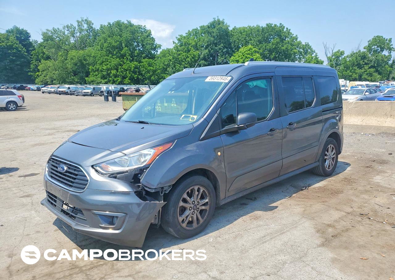 2019 Ford Transit Connect Xlt, daño Lateral, Copart lote 59312946