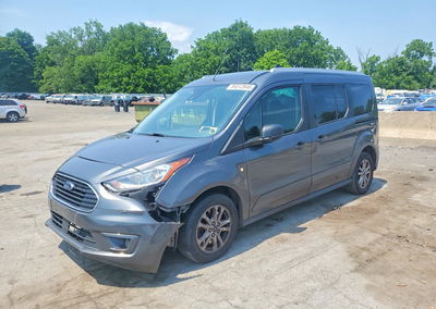 2019 Ford Transit Connect Xlt, daño Lateral, Copart lote 59312946, foto 1 de 15