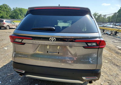 2026 Toyota Grand Highlander Hybrid Max Platinum, пошкодження: Бік, Copart лот 85608415, фото 6 з 15