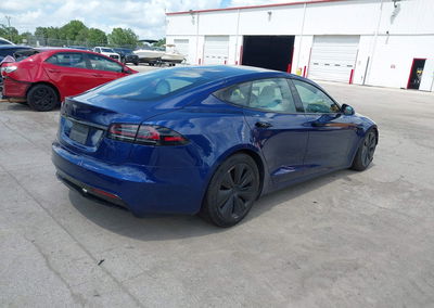 2023 Tesla Model S Dual Motor All-wheel Drive/standard Range, uszkodzenie: Lewy przód, Iaai lot 45502222, zdjęcie 4 z 21