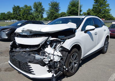 2023 Lexus Rx 350h Premium, Front End damage, Iaai lot 45241647, photo 2 of 16