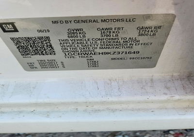 2019 Chevrolet Silverado C1500, daño Frontal, Copart lote 57148226, foto 13 de 13