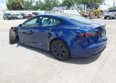 2023 Tesla Model S Dual Motor All-wheel Drive/standard Range, uszkodzenie: Lewy przód, Iaai lot 45502222, zdjęcie 3 z 21