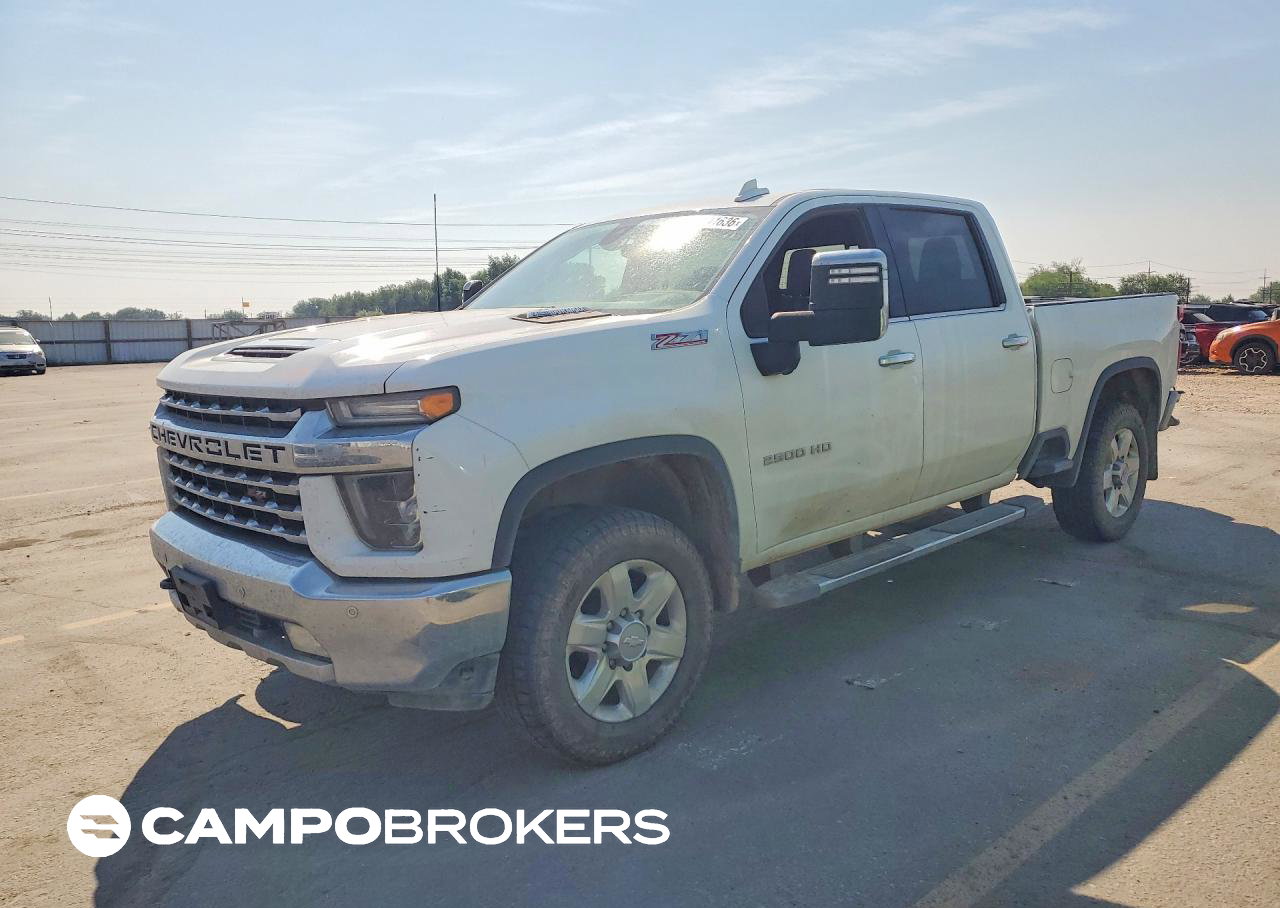 2020 Chevrolet Silverado K2500 Heavy Duty Ltz, пошкодження: Задня частина, Copart лот 62241636