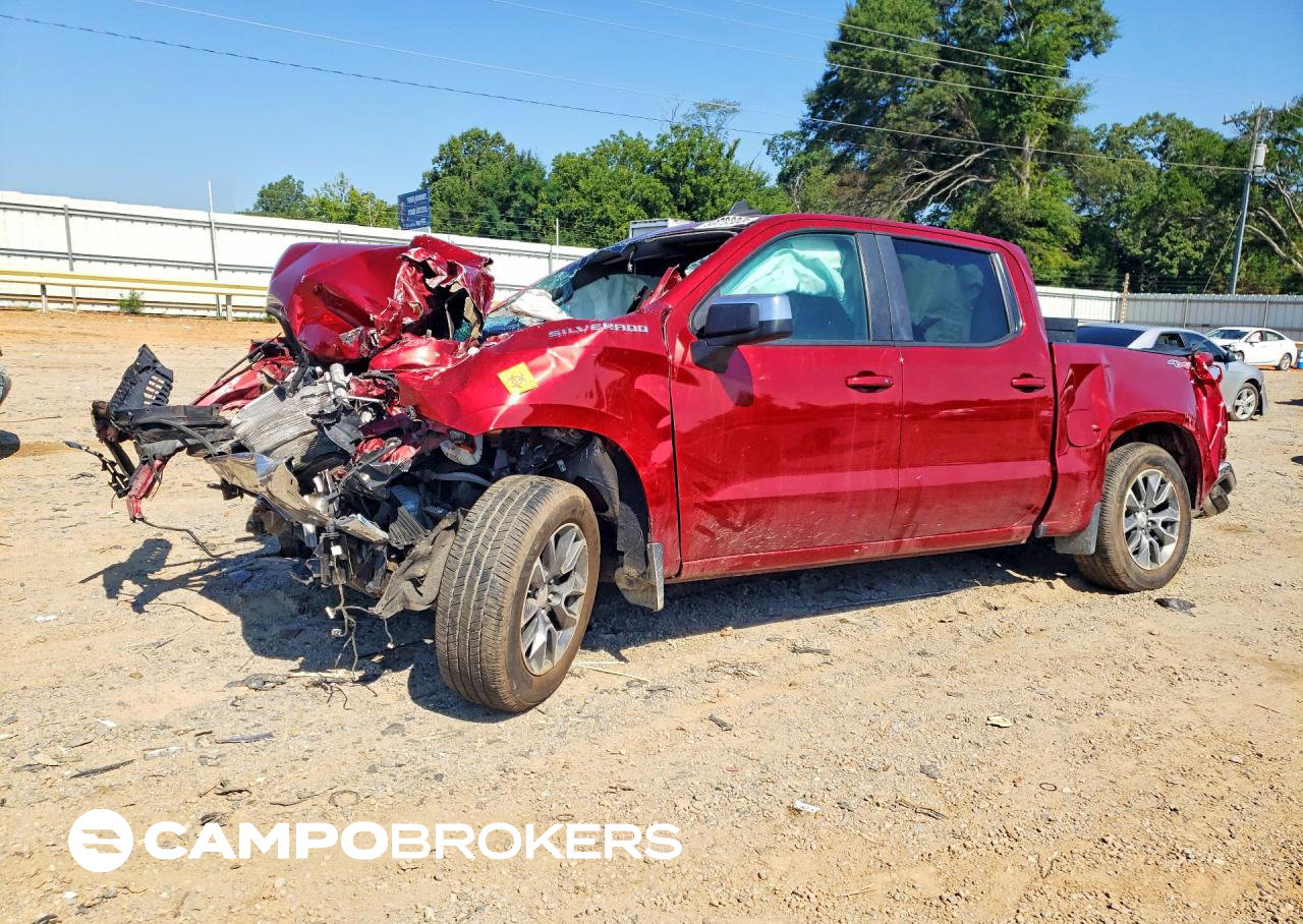 2021 Chevrolet Silverado K1500 Lt, uszkodzenie: Przód, Copart lot 59733006