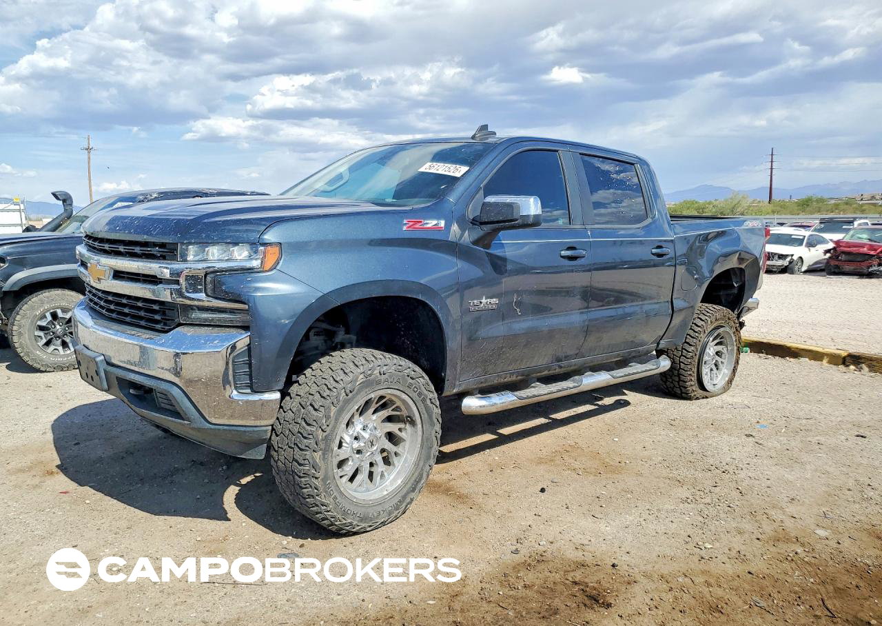 2019 Chevrolet Silverado K1500 Lt, Rear End damage, Copart lot 56121526