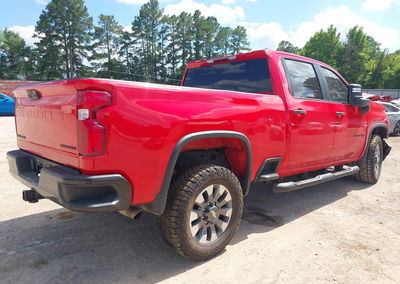 2022 Chevrolet Silverado 2500hd 4wd  Standard Bed Custom, Front End damage, Iaai lot 45420856, photo 4 of 16