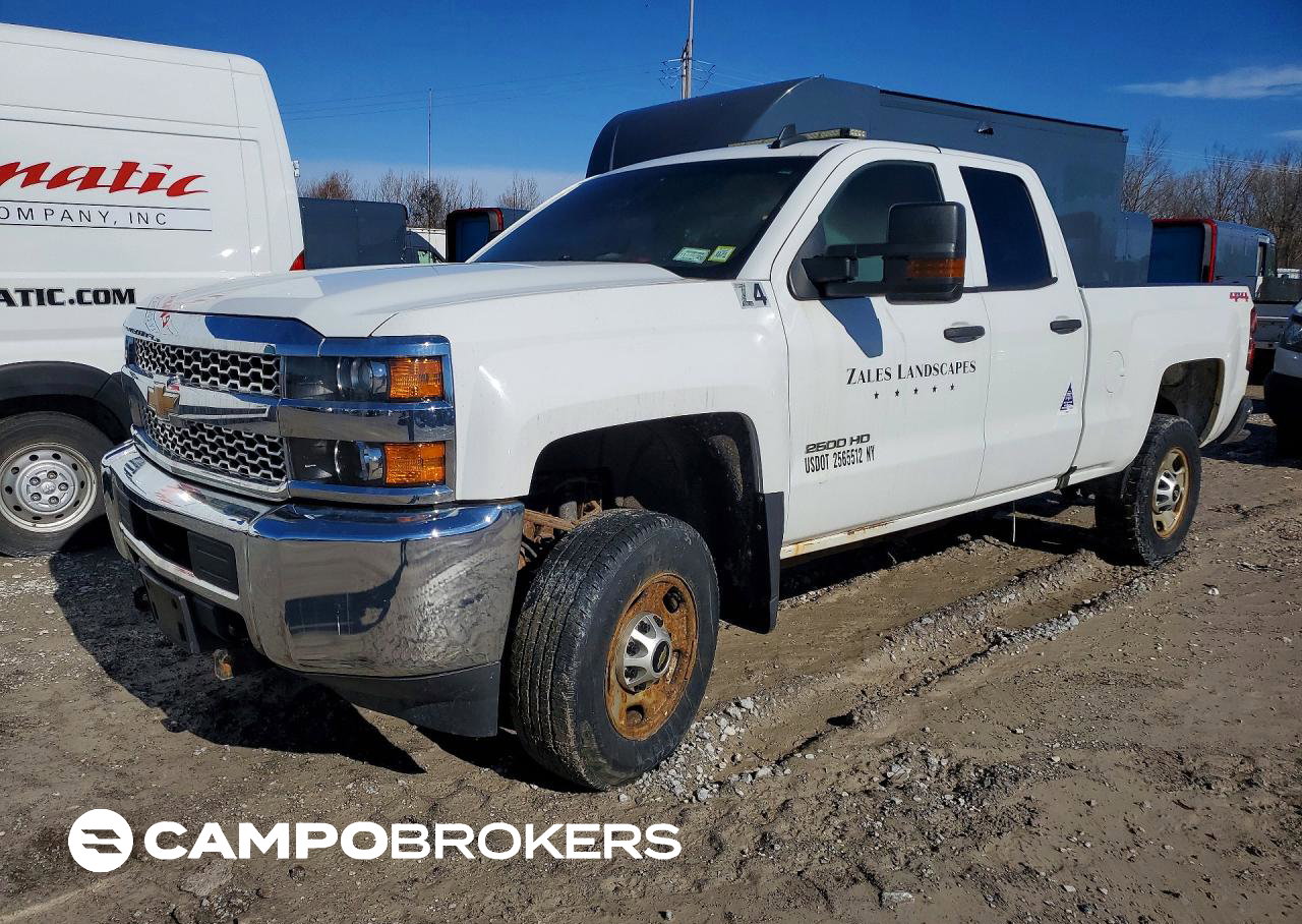 2019 Chevrolet Silverado K2500 Heavy Duty, Burn damage, Copart lot 79710605
