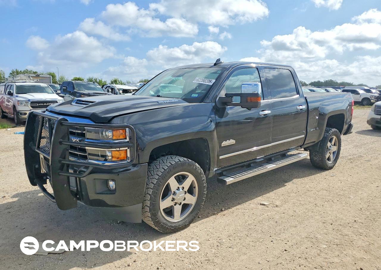 2019 Chevrolet Silverado K2500 High Country, Water/Flood damage, Copart lot 62288206