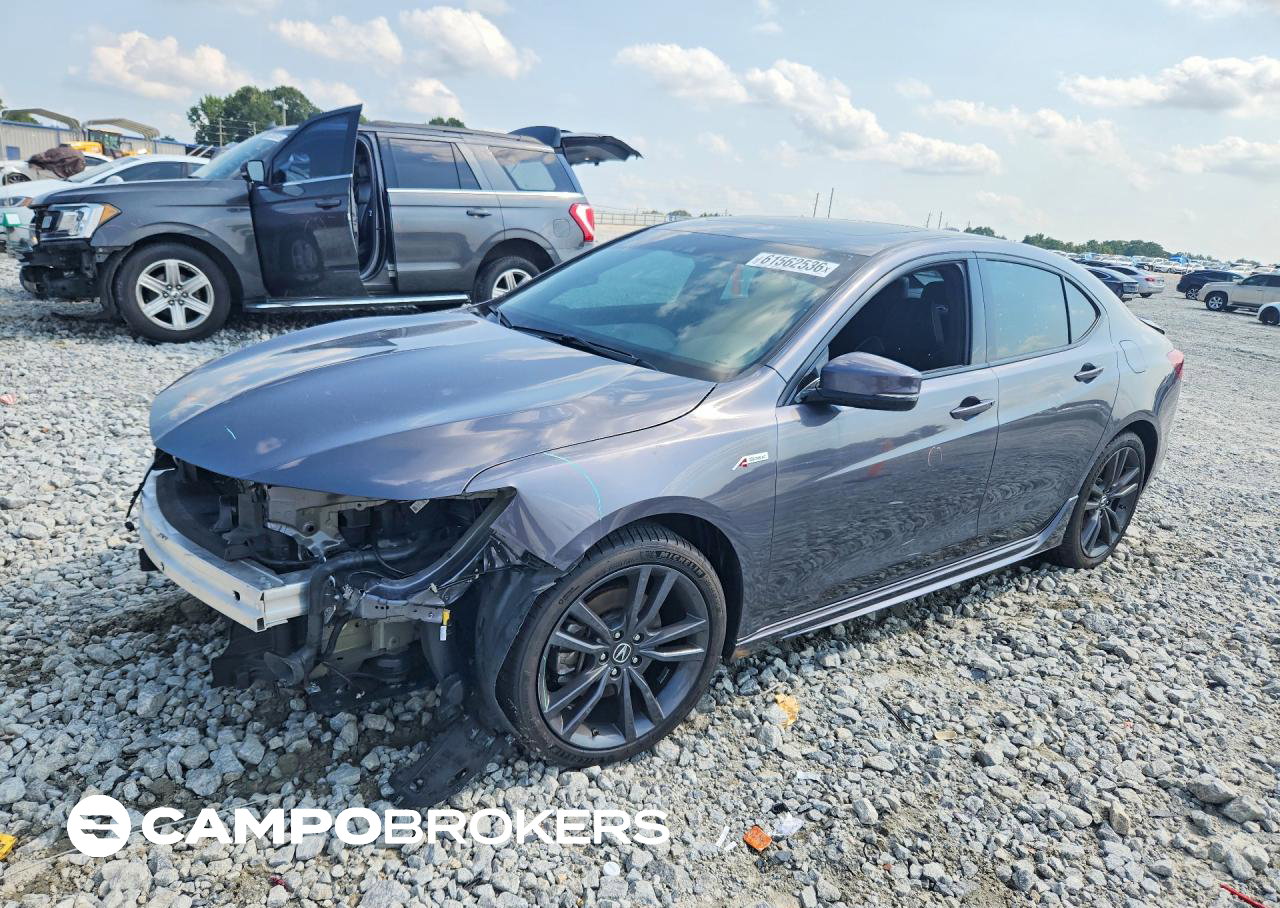 2019 Acura Tlx Technology, пошкодження: Передня частина, Copart лот 61562536