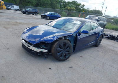 2023 Tesla Model S Dual Motor All-wheel Drive/standard Range, uszkodzenie: Lewy przód, Iaai lot 45502222, zdjęcie 2 z 21