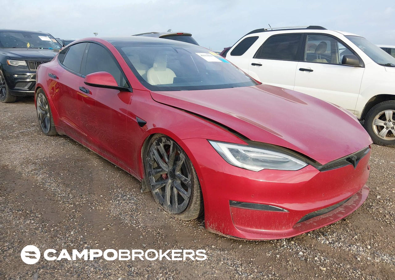 2022 Tesla Model S Plaid Tri Motor All-wheel Drive, uszkodzenie: Engine Damage, Iaai lot 45633038
