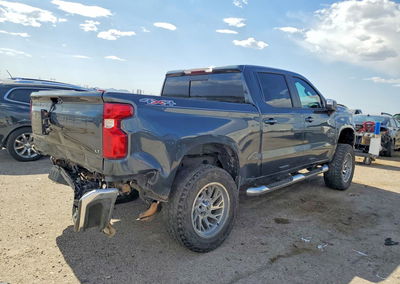 2019 Chevrolet Silverado K1500 Lt, Rear End damage, Copart lot 56121526, photo 3 of 12