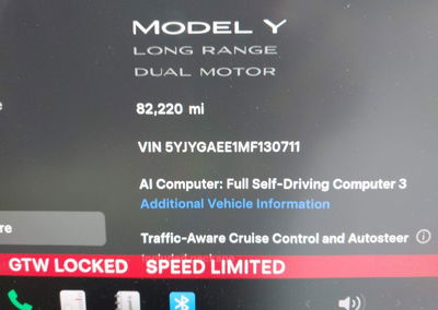 2021 Tesla Model Y Long Range Dual Motor All-wheel Drive, uszkodzenie: Tył, Iaai lot 45393228, zdjęcie 7 z 18