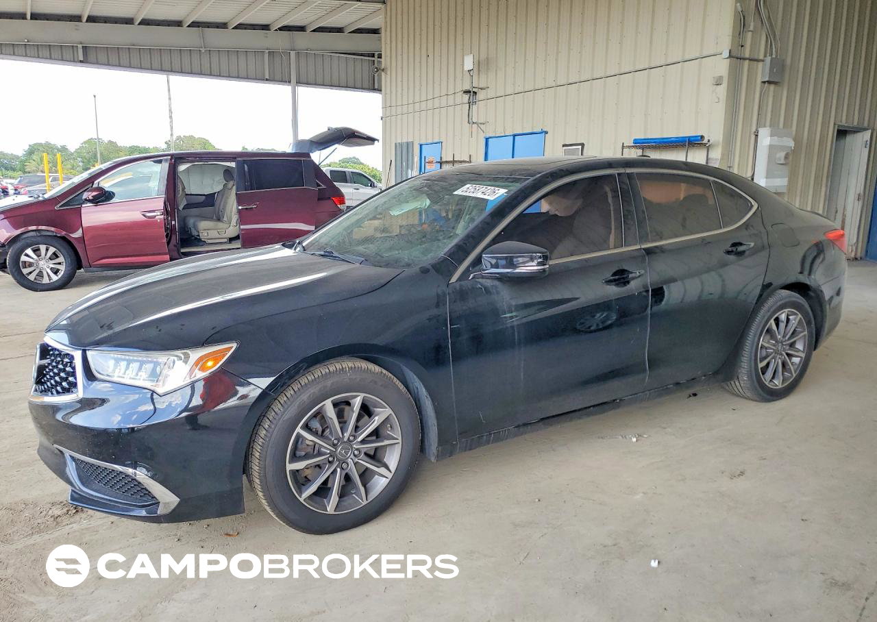 2020 Acura Tlx Technology, daño Lateral, Copart lote 52587426