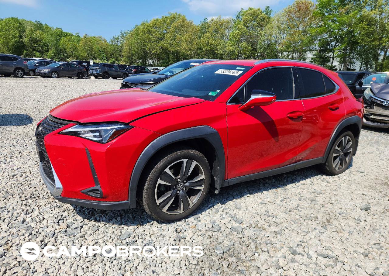 2019 Lexus Ux 200, Side damage, Copart lot 53295596