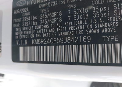 2025 Hyundai Palisade Sel, uszkodzenie: Prawy bok, Iaai lot 45123707, zdjęcie 9 z 16