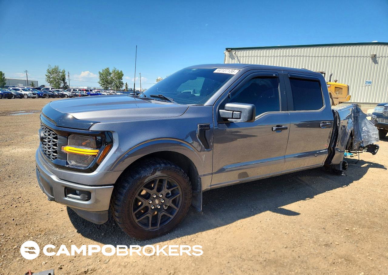 2024 Ford F150 Stx, daño Trasero, Copart lote 60107136