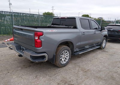 2020 Chevrolet Silverado 1500 4wd  Short Bed Lt, Front End damage, Iaai lot 44936310, photo 4 of 17