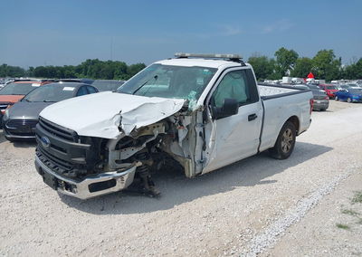 2019 Ford F-150 Xl, Left Front damage, Iaai lot 45691065, photo 2 of 15