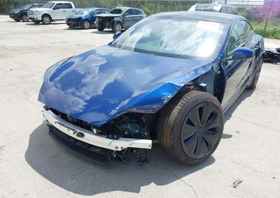 2023 Tesla Model S Dual Motor All-wheel Drive/standard Range, uszkodzenie: Lewy przód, Iaai lot 45502222, zdjęcie 6 z 21