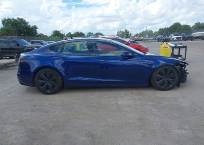2023 Tesla Model S Dual Motor All-wheel Drive/standard Range, uszkodzenie: Lewy przód, Iaai lot 45502222, zdjęcie 14 z 21