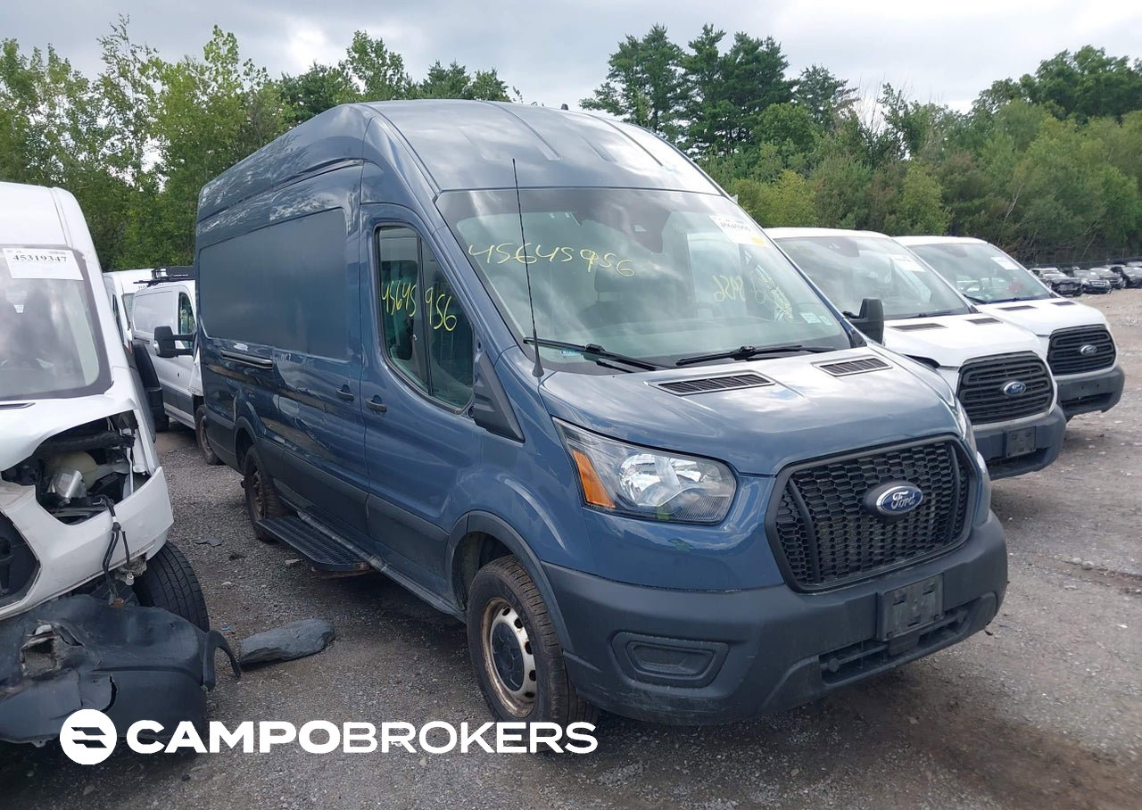 2021 Ford Transit-250 Cargo Van, daño Trasero, Iaai lote 45645956