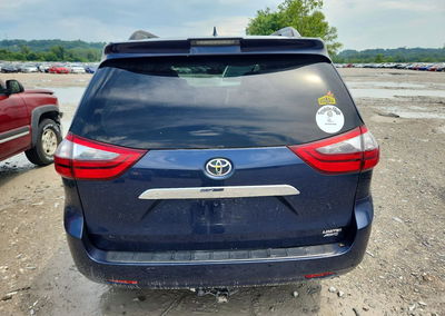 2020 Toyota Sienna Limited 7-passenger, daño Frontal, Copart lote 59866536, foto 6 de 13