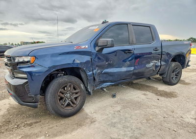 2021 Chevrolet Silverado K1500 Lt Trail Boss, daño Lateral, Copart lote 58653386