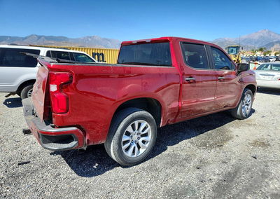 2022 Chevrolet Silverado Ltd C1500 Custom, Side damage, Copart lot 53968816, photo 3 of 12