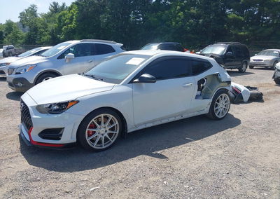 2020 Hyundai Veloster N, daño Frontal izquierdo, Iaai lote 45522163, foto 2 de 6
