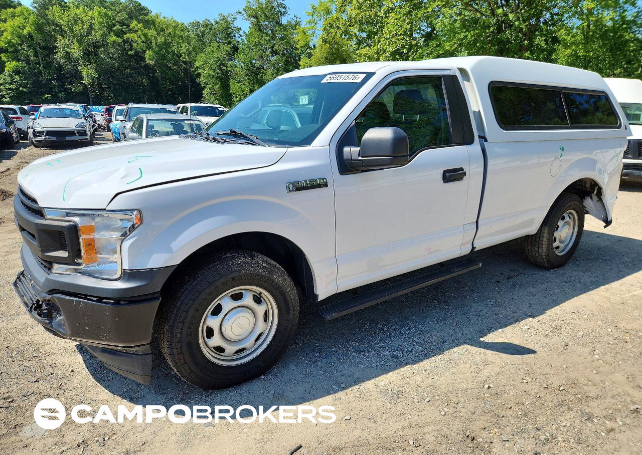 2019 Ford F150, Rear End damage, Copart lot 56951576