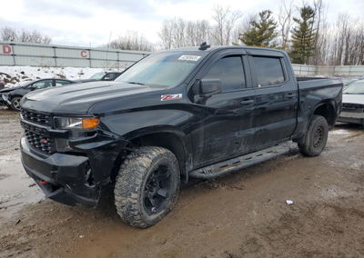 2020 Chevrolet Silverado K1500 Trail Boss Custom, uszkodzenie: Przód, Copart lot 42989835