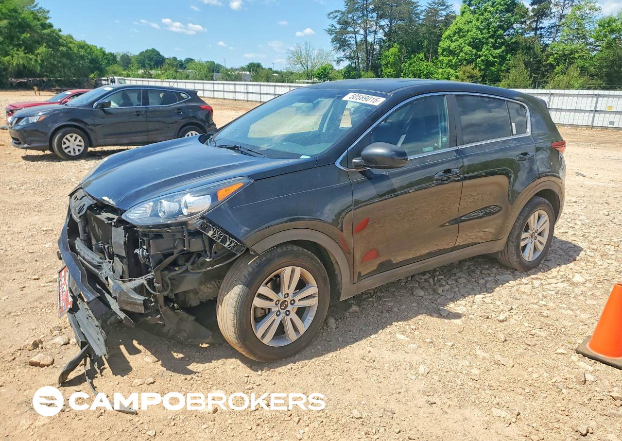 2019 Kia Sportage Lx, пошкодження: Передня частина, Copart лот 50589016