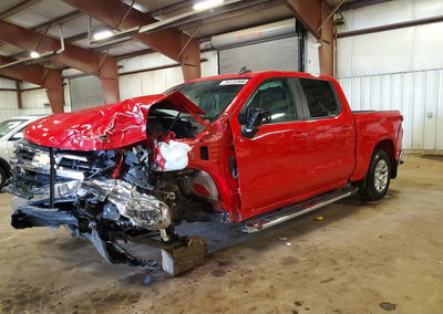 2022 Chevrolet Silverado K1500 Lt, daño Frontal, Copart lote 54132896
