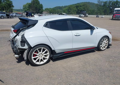 2020 Hyundai Veloster N, daño Frontal izquierdo, Iaai lote 45522163, foto 4 de 6