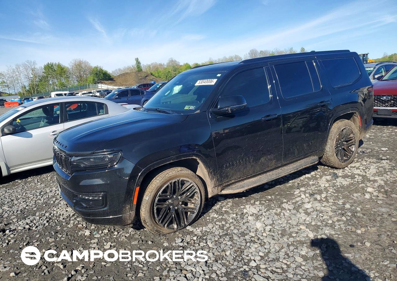 2025 Jeep Wagoneer Series Ii, daño Frontal, Copart lote 53040006