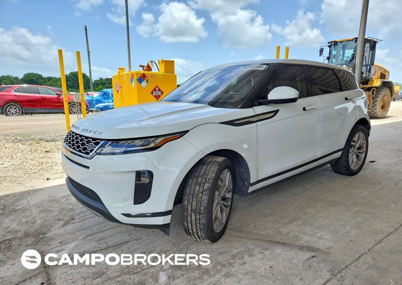 2020 Land Rover Range Rover Evoque S, daño Abolladuras/rayones menores, Copart lote 59268566