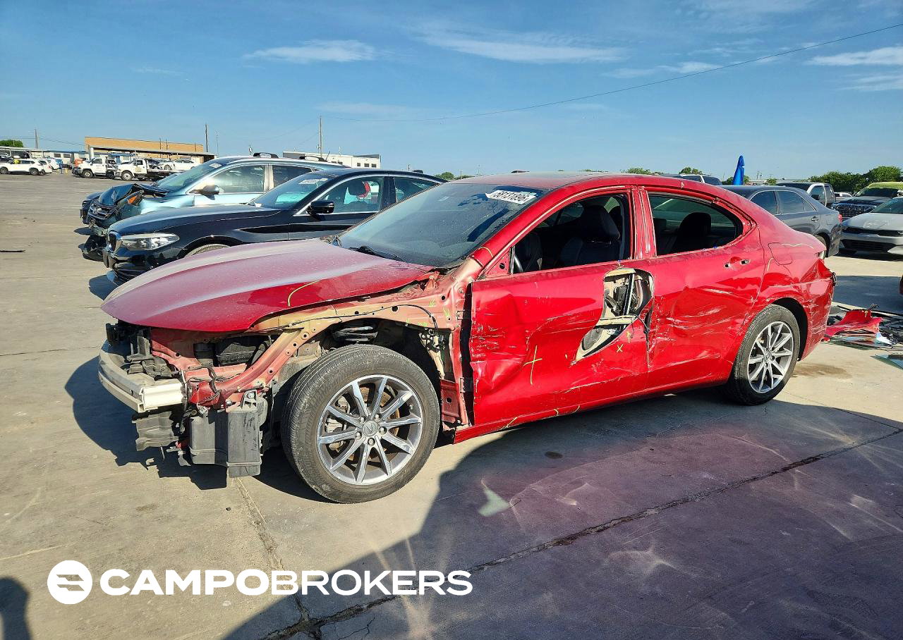 2020 Acura Tlx Technology, daño Lateral, Copart lote 58131896