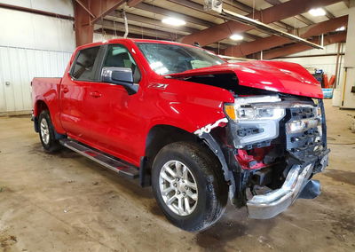 2022 Chevrolet Silverado K1500 Lt, daño Frontal, Copart lote 54132896, foto 4 de 15