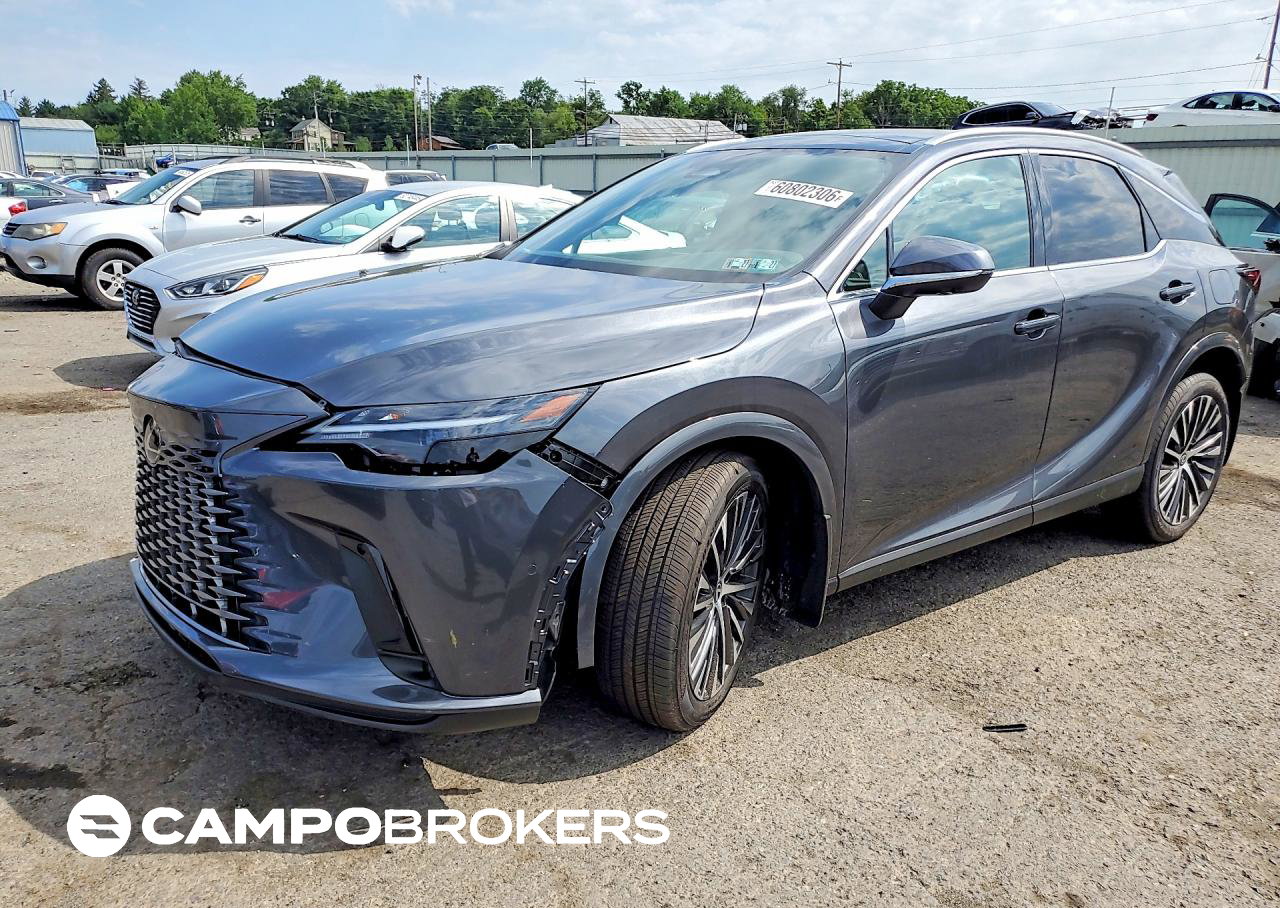 2026 Lexus Rx 350h Premium+, Front End damage, Copart lot 60802306