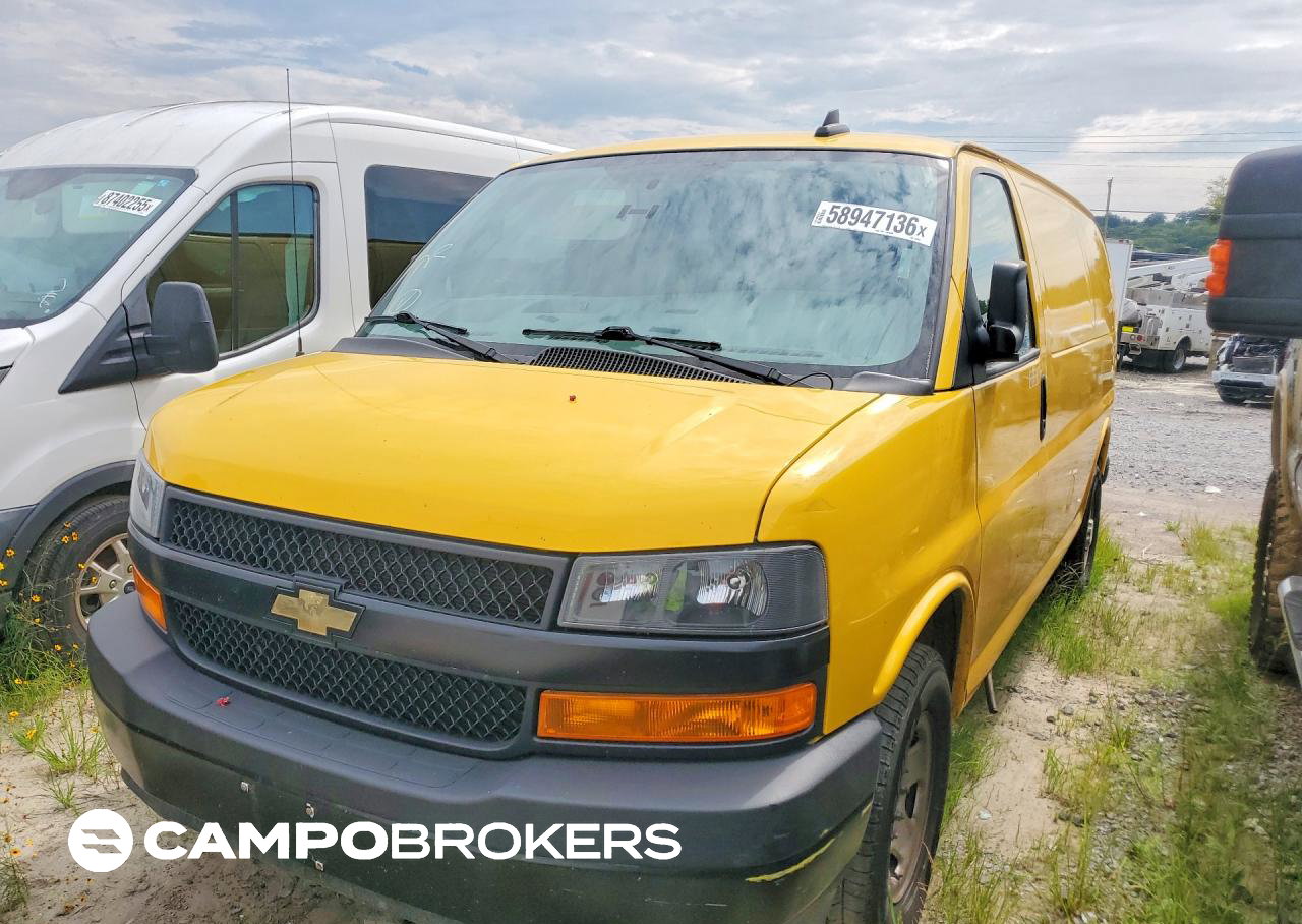 2021 Chevrolet Express G2500, daño Abolladuras/rayones menores, Copart lote 58947136