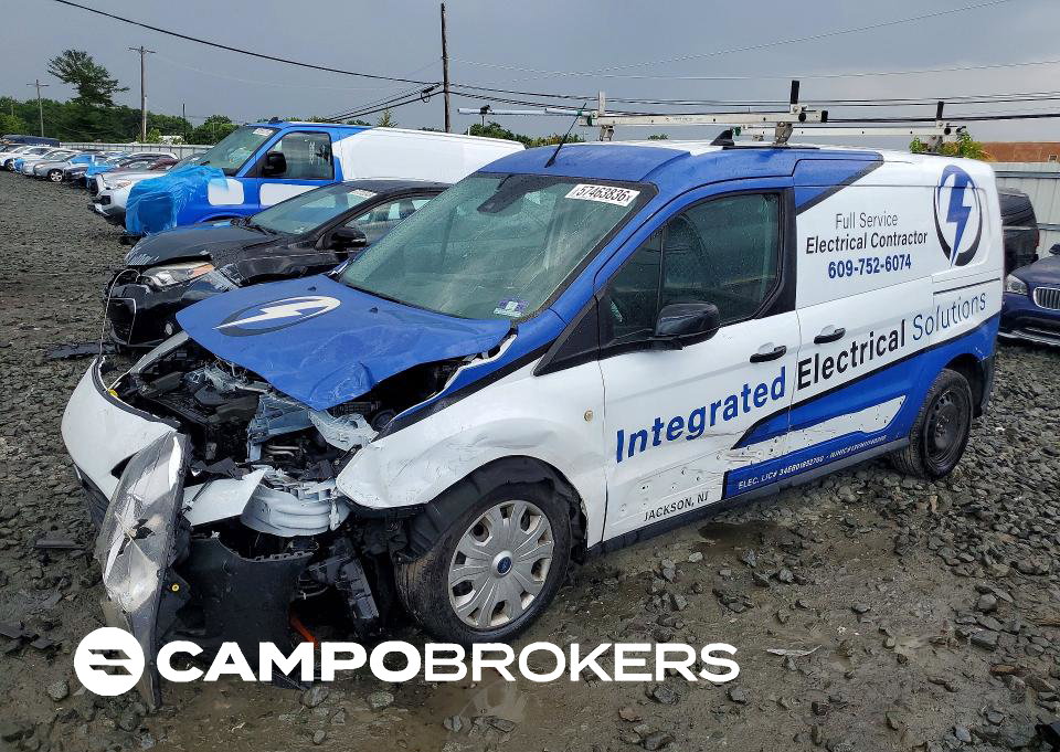 2020 Ford Transit Connect Xl, daño Frontal, Copart lote 57463836