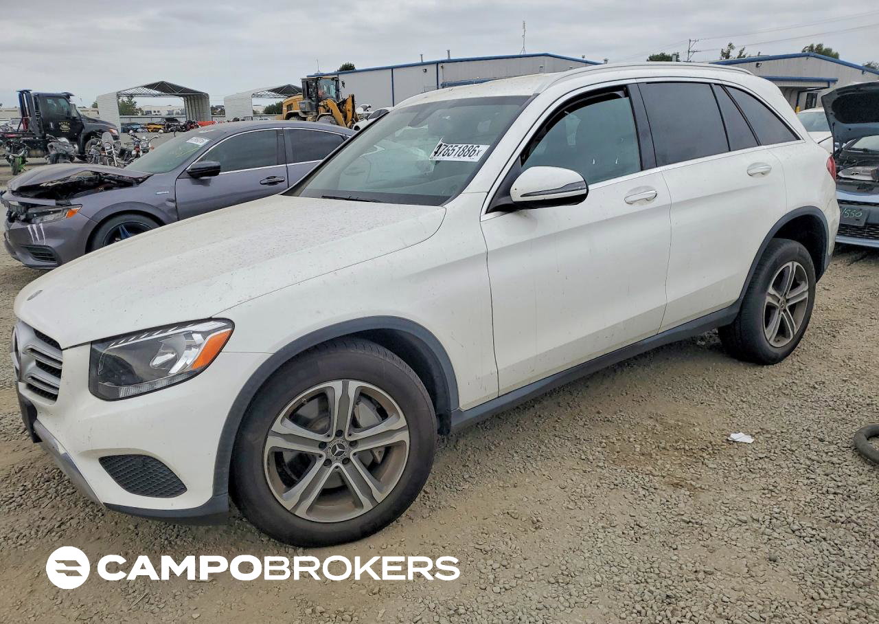 2019 Mercedes-benz Glc 300, daño Frontal, Copart lote 47651886