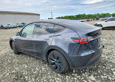 2025 Tesla Model Y, daño Lateral, Copart lote 54115186, foto 2 de 12