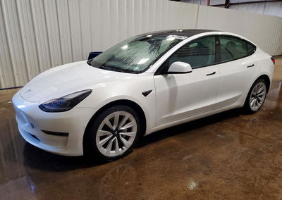 2022 Tesla Model 3, daño Trasero, Copart lote 62583776